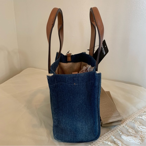 *NWT* True Religion Denim Mini Tote and Crossbody Strap - Picture 6 of 14